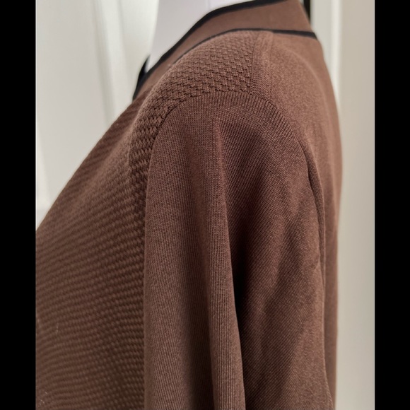 Exclusively Misook Long Sleeve Open Front Cardigan Sweater - Large - Picture 6 of 10